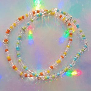 Beaded glass bracelet set✨💓